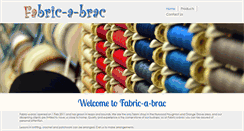 Desktop Screenshot of fabricabrac.co.za