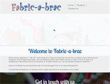 Tablet Screenshot of fabricabrac.co.za